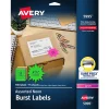 Avery Sure Feed Laser Burst Label, 2 1/4" Dia, Assorted Neon, 180 Labels/Pack (5995) Discount