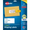 Avery TrueBlock Inkjet Shipping Labels, 2" x 4", White, 250 Labels/Pack (8163)* Shipping Labels