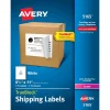 Avery TrueBlock Laser Shipping Labels, 8-1/2" x 11", White, 100 Labels/Box (5165)* Shipping Labels