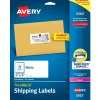 Avery TrueBlock Laser Shipping Labels, 2" x 4", White, 250 Labels/Pack (5263)* Shipping Labels