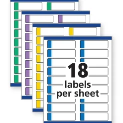 Avery TrueBlock Laser/Inkjet Extra Large File Folder Labels, 15/16