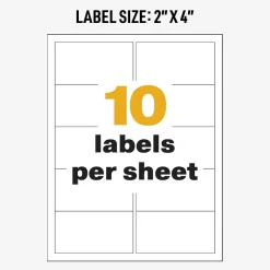 Avery UltraDuty Waterproof Laser GHS Chemical Labels, 2