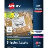 Avery Waterproof Laser Shipping Labels, 3-1/3" x 4", Matte White, 300 Labels/Box (5524)* Shipping Labels