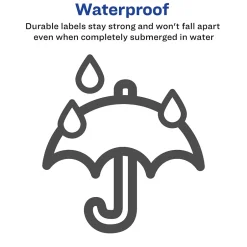 Avery Waterproof Laser Shipping Labels, 3-1/3" x 4", Matte White, 300 Labels/Box (5524)* Shipping Labels