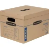 Bankers Box® Bankers Box File Moving Boxes, Kraft/Blue, 10/Pack (7714216) Best