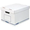 Bankers Box® Bankers Box Organizer Medium-Duty Storage Boxes with Lift-Off Lid,12/Carton (4662401)