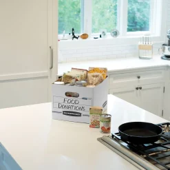 Bankers Box® Bankers Box Stor/File 60% Recycled Corrugated File Box Lift Off Lid, Letter/Legal Size, White/Blue, 20/Pack (0070333) New