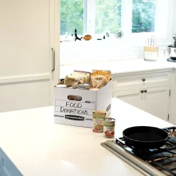 Bankers Box® Bankers Box Stor/File 60% Recycled Corrugated File Box Lift Off Lid, Letter/Legal Size, White/Blue, 6/Pack (57036-04) Online