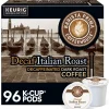 Keurig K-Cups<Barista Prima Decaf Italian Roast Coffee, Keurig K-Cup Pod, Dark, 96/Carton (6624CT)
