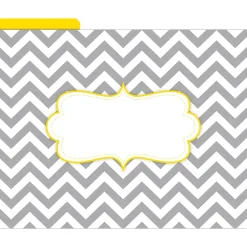 Barker Creek Beautiful Chevron File Folder, 1/3-Cut Tab, Letter Size, Assorted, 12/Pack (2010) Online