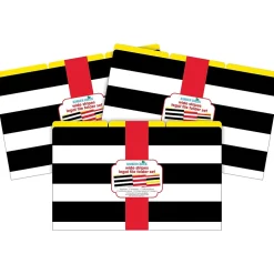 Barker Creek Buffalo Plaid & Wide Stripes Legal-Size File Folders, Multi-Design Set, 27/Set (BC3902) Hot