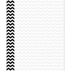 Clearance Chevron & Dots Computer Paper, 8.5