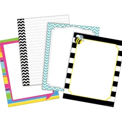 Outlet Chevron & Stripes Designer Computer Paper Set, 200 Sheets/Set (BC3723) Classroom Paper