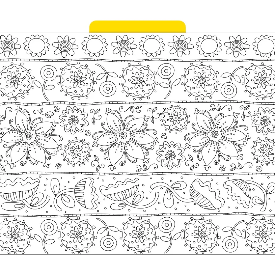 Barker Creek Color Me! File Folder Set, 1/3-Cut Tab, Letter Size, In My Garden, 12/Pack (2008) Sale
