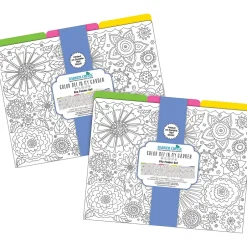 Barker Creek Color Me! File Folder Set, 1/3-Cut Tab, Letter Size, In My Garden, 24/Set (4386) Outlet