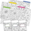 Barker Creek Color Me! Folder & Pocket Set, 1/3-Cut Tab, Letter Size, In My Garden, 42/Set (4409) Discount