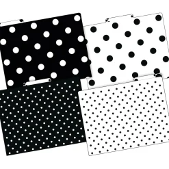 Barker Creek File Folder Set, 1/3-Cut Tab, Letter Size, Black & White Dot, 12/Pack (2004) Discount