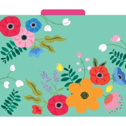 Barker Creek File Folder Set, 1/3-Cut Tab, Letter Size, Petals & Prickles, 12/Pack (2000) Hot