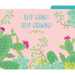 Barker Creek File Folder Set, 1/3-Cut Tab, Letter Size, Petals & Prickles, 12/Pack (2000) Hot