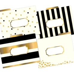 Barker Creek File Folder Set, 1/3-Cut Tab, Letter Size, Gold, 12/Pack (2001) Online