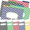 Barker Creek Folder & Pocket Set, 1/3-Cut Tab, Letter Size, Chevron Nautical, 42/Set (4416) Clearance