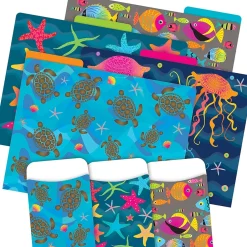 Barker Creek Folder & Pocket Set, 1/3-Cut Tab, Letter Size, Kai Ola, 42/Set (4420) Sale