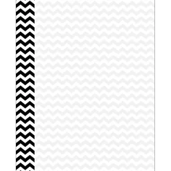 Barker Creek Get Organized File Folder Set, 1/3-Cut Tab, Letter Size, Chevron Nautical, 107/Set (138)