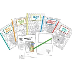 Barker Creek Inspired Writing Journal Set Journal, 8.5" x 11", College Ruled, Multicolor, 5/Set (BC3873) New