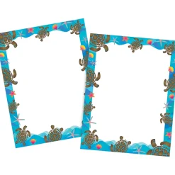 Clearance Kai Ola Sea Turtles Computer Paper Pack, 100 Sheets/Set (4204) Classroom Paper