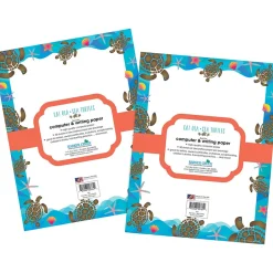 Clearance Kai Ola Sea Turtles Computer Paper Pack, 100 Sheets/Set (4204) Classroom Paper