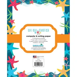 Kai Ola Starfish 8.5" x 11" Computer Paper, 50 Sheets/Pack (BC758) Classroom Paper