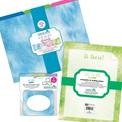 Barker Creek Lime Tie-Dye File Folder, 1/3-Cut Tab, Letter Size, Assorted, 107/Set (155) Hot