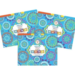 Barker Creek Moroccan File Folder, 1/3-Cut Tab, Letter Size, Assorted, 36/Set (4401) New