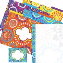 Barker Creek Moroccan File Folder, 1/3-Cut Tab, Letter Size, Assorted, 107/Set (141) Discount