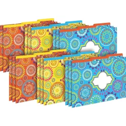 Barker Creek Moroccan Legal-Size File Folders, Multi-Design Set, 18/Set (BC3906) Hot