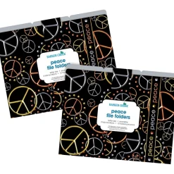 Barker Creek Peace Letter-Size File Folders, 24/Set (BC3954) Outlet