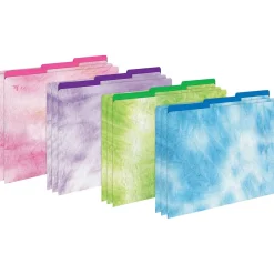 Barker Creek Purple Ombré File Folder, 1/3-Cut Tab, Letter Size, Assorted, 107/Set (154) Hot