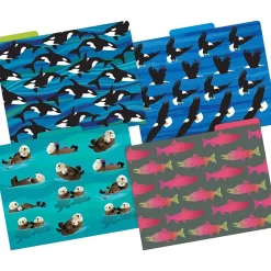Barker Creek Sea & Sky File Folder, 1/3-Cut Tab, Letter Size, Assorted, 12/Pack (2015) Online