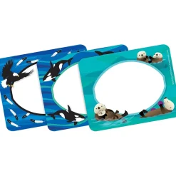 Barker Creek Sea & Sky Otters File Folder, 1/3-Cut Tab, Letter Size, Assorted, 107/Set (146) New