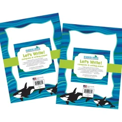 Hot Sea & Sky Whales Computer Paper, 8 ½” x 11", 100 Sheets/Set (BC3883) Classroom Paper