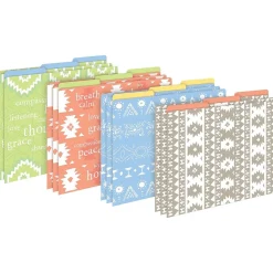 Barker Creek Thoughtfulness File Folders, 3-Tab, Letter Size, Assorted, 12/Pack (BC1307) Online