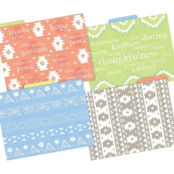 Barker Creek Thoughtfulness File Folders, 3-Tab, Letter Size, Assorted, 12/Pack (BC1307) Online