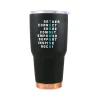 Water Bottles<Baudville Big Sip Teamwork Crossword Tumbler, Black, 30 Oz. (93026)
