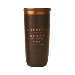 Baudville Cosmic Copper Purpose Is Your Why Tumbler, Brown/Copper, 16 oz. (93547)