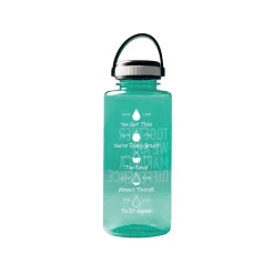 Water Bottles<Baudville Drink it Up! "Making a Difference" Plastic Water Bottle, 36 oz., Green, 2/Pack (1396376P231)