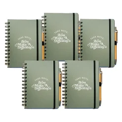 Baudville Journal, Wide-Ruled, Green/White, 70 Pages, 5/Pack (1396065P531) Sale