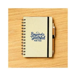 Baudville Journal, Wide-Ruled, Beige/Blue, 70 Pages, 5/Pack (1396064P531) New