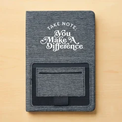 Baudville Sustainably Smart Hardcover Journal, 5" x 8", 80 Pages, 2/Pack (1393449P231) Best