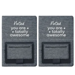 Baudville Sustainably Smart Hardcover Journal, 5" x 8", 80 Pages, 2/Pack (1393448P231) Online