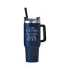 Water Bottles<Baudville Thirst Quencher Stay Focused, Don't Quit Tumbler, Dark Blue, 40 Oz. (93446)